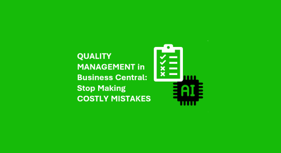 Quality Management in Microsoft Dynamics 365 Business Central
