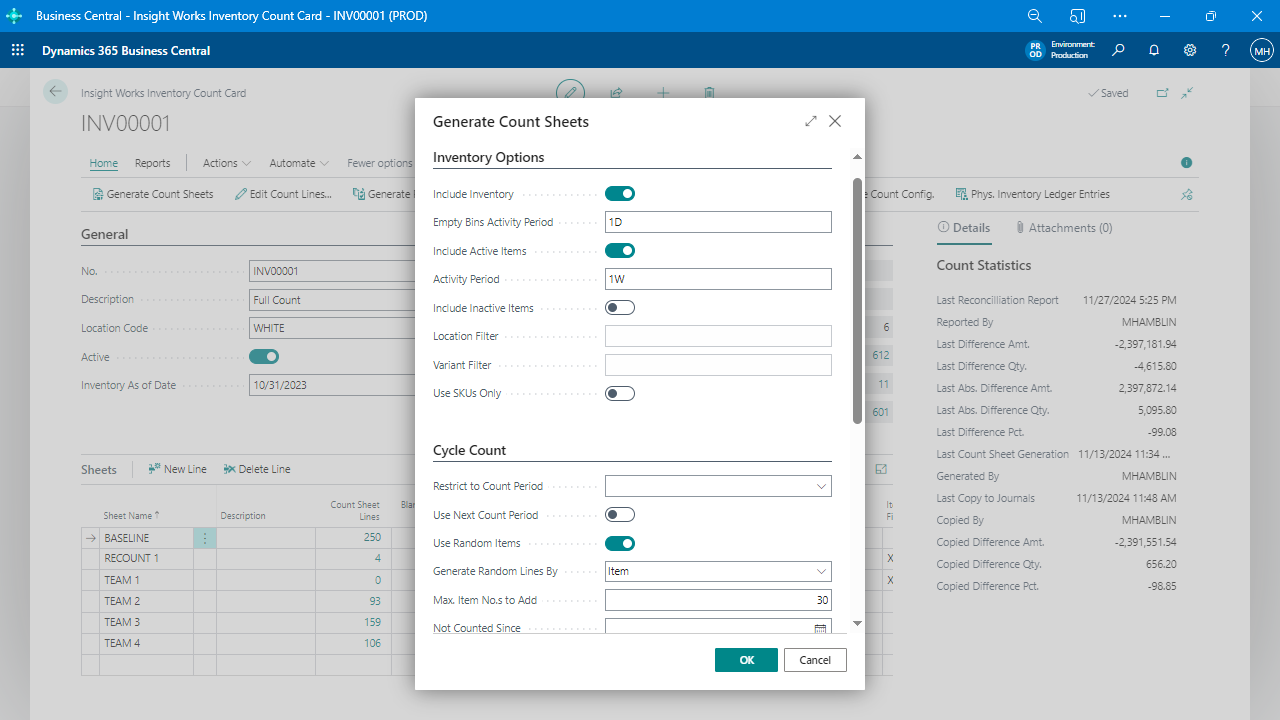 Warehouse Insight Put-away