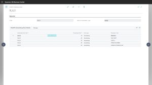 MxAPS Scheduling Rule